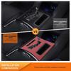 Red Carbon Fiber For Charger 2011-2014Auto Transmission Gear Shift Cover Sticker