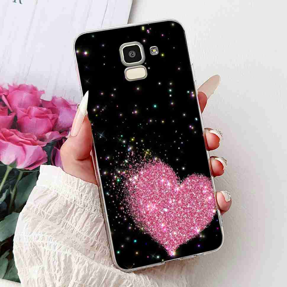 For Samsung Galaxy J6 2018 SM-J600F Case Popular Love Cool Tiger Soft Silicone TPU Cover For Samsung j6 J6 2018 Phone Shell Bag