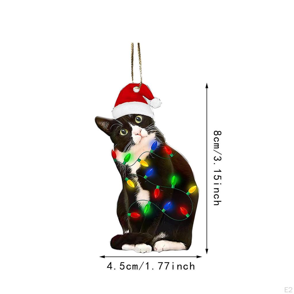 Car Rearview Mirror Hanging Pendant Christmas Decoration Collection Indoor Celebration Ornament for