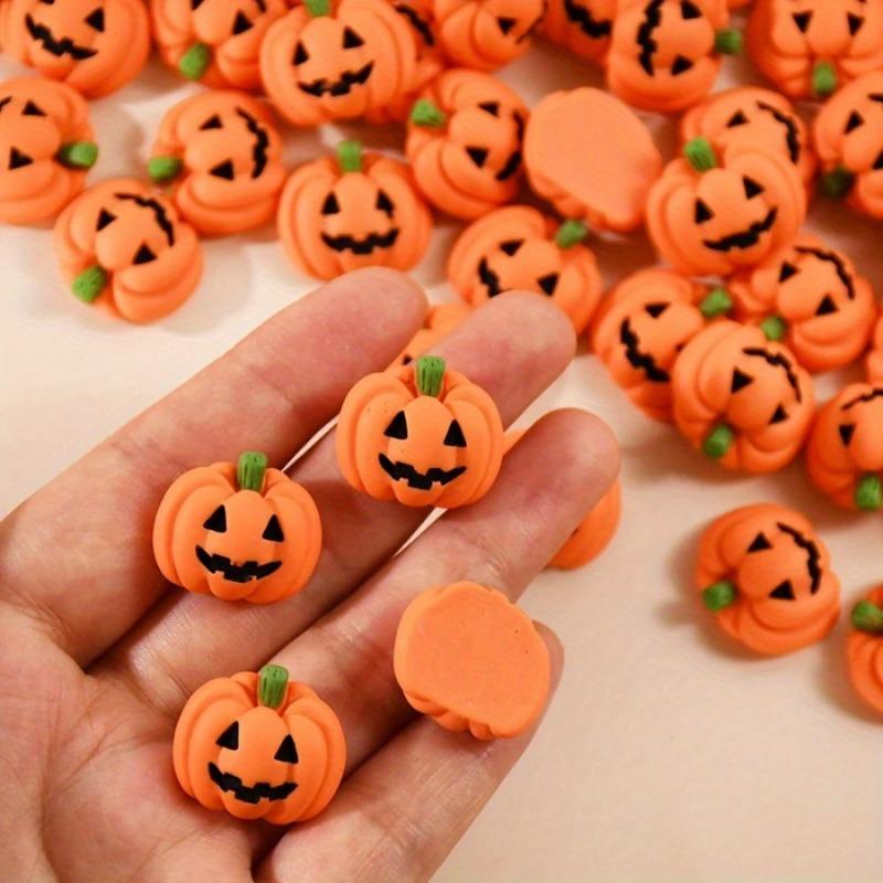 

Mini Pumpkin Decoration Flat Back Resin Autumn Decoration DIY Crafts Thanksgiving Table Decoration 5pcs жёлтый