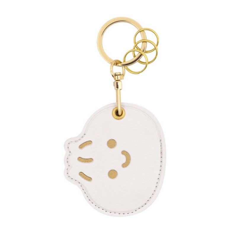 Cute Cartoon Cat Keychains PU Material Lovely Cat Funny Keychain Children Schoolbag Zipper Puller