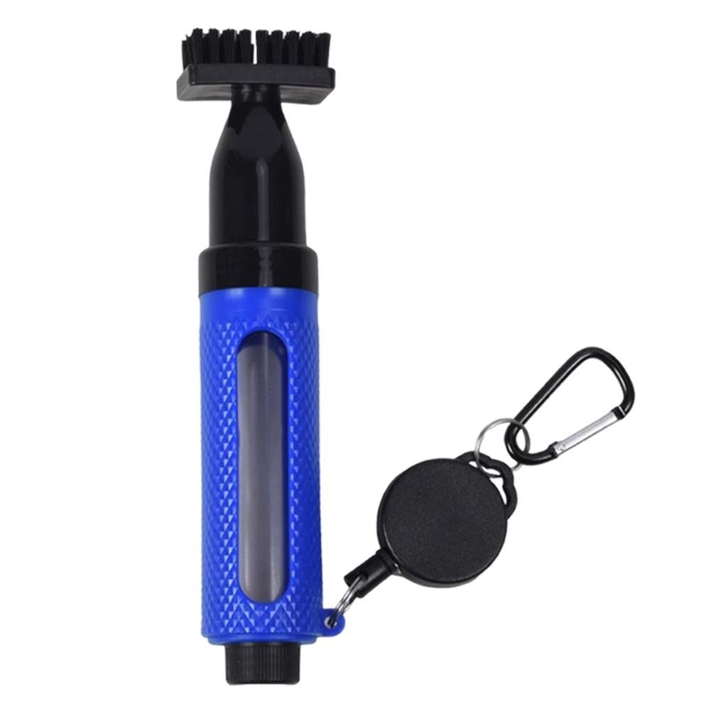 Golf Club Cleaner Brush Golf Cleaning Brush Portable Golf Water Brush Golf Club Groove Cleaner Brush Golf Cleaning Accessories синий