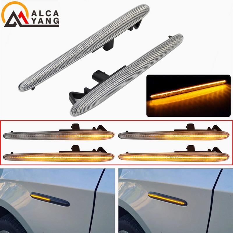 2Pcs Dynamic LED Side Marker Turn Signal Blinker Light For Alfa Romeo Giulietta 940 Juliet Sprint Veloce 10-21 Canbus Error Free
