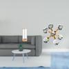 Transparent Straw Organizer And Bubble Sphere Figurine Modern Decorative Sculpture for Desk Office