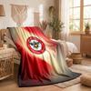 Brentford Football Print Flannel Blanket Soft Warm Sofa Bed Throw Blanket For Home Office Bedroom