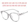 -1.0-1.5-2.0-2.5-3.0 Až -6.0 Transparentní Hotové Brýle na Myopii Muži Ženy Černé Brýle na Předpis Krátkozraké Brýle