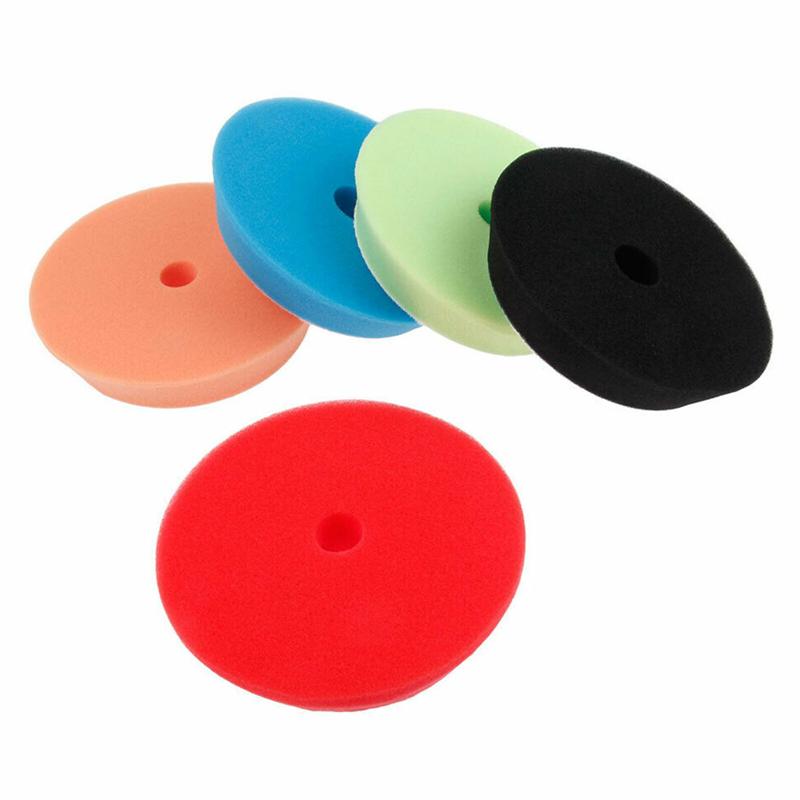 

6inch 5pcs Car Polishing Disc Car Polishing Sponge Pads Foam Pad Buffer Kit Polishing Machine Wax Pads for Removes Scratches Sponge
