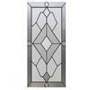 Vintage Geometrische Fenster Sichtschutzfolie Wasserdicht Wiederverwendbar UV Sonnenschutz Glasaufkleber Abdeckung Dekorativ Mattiert Buntglas Statisch Haftend