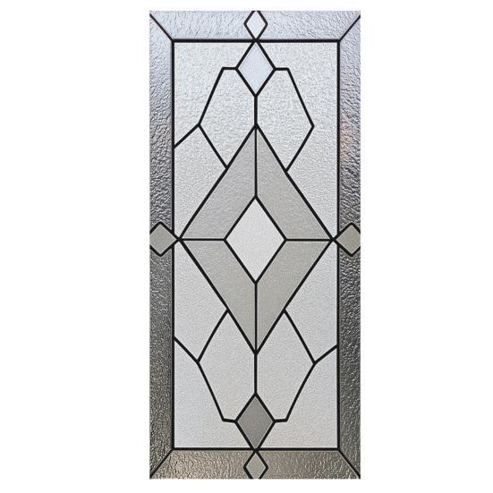 Vintage Geometrische Fenster Sichtschutzfolie Wasserdicht Wiederverwendbar UV Sonnenschutz Glasaufkleber Abdeckung Dekorativ Mattiert Buntglas Statisch Haftend