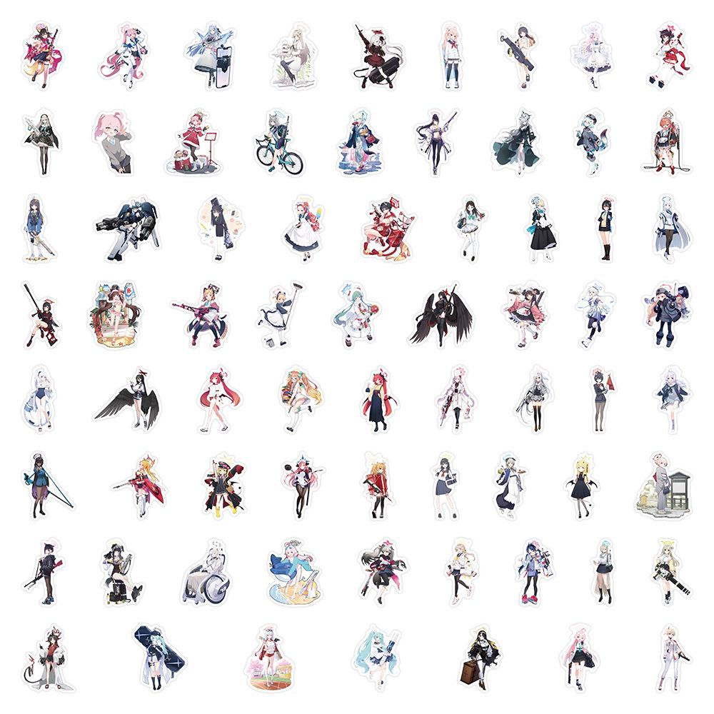 70 Blue Archive Stickers: Sexy, Stylish, Waterproof, Die-Cut, Two-Dimensional Planner Materials