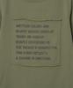 MILLO WOMEN Layered Lettering T-Shirt [Khaki]