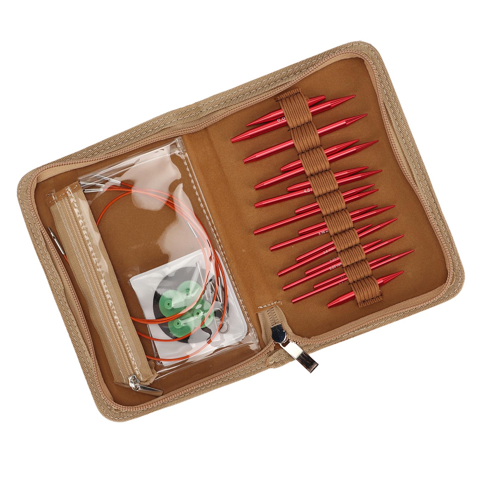 

Набор круговых спиц из алюминия 3–6 мм, сменные круговые спицы для сглаживания