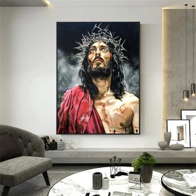 Klassische Kunst Jesus Leinwand Malerei Religiöse Serie Poster und Drucke Wand Kunst Bilder für Wohnzimmer Wohnkultur Wandbild