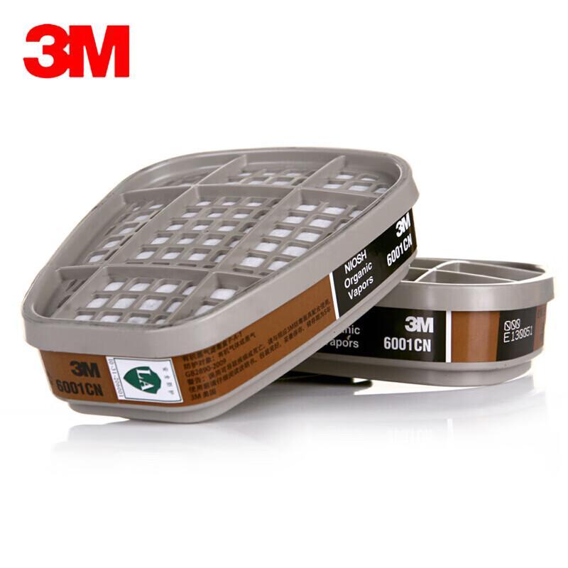 3M 6001CN Respirator Filter Cartridge 2 Pieces/Pack