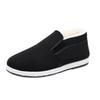 Men's High-Top Winter Shoes with Plush Wool Lining, Soft Sole, and Extra Warmth for Elderly