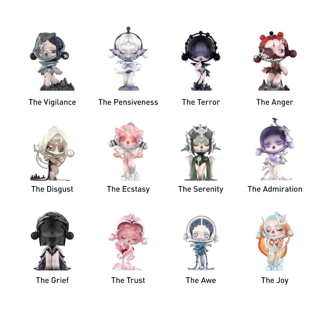 POP MART SKULLPANDA The Sound Series [Assorted Box of 12] Pop Mart Gachapon Blind Box Figures, Plastic Models, Premium Toys, PVC Soft Vinyl, Original