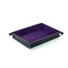 Aksamitno skórzany dice tray tacka na kości rpg magnata 22x16 cm