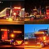 APSMOTIV Pack 10 Led Marker Lights Trailer 24V Trailer Amber Chicken Lights for Semi Trucks Freightliner Cargo Marker Lights Universal Fit