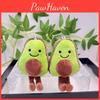 Avocado Capybara Playful Plush Toy Adorable Keychain Perfect For Accessories Bag