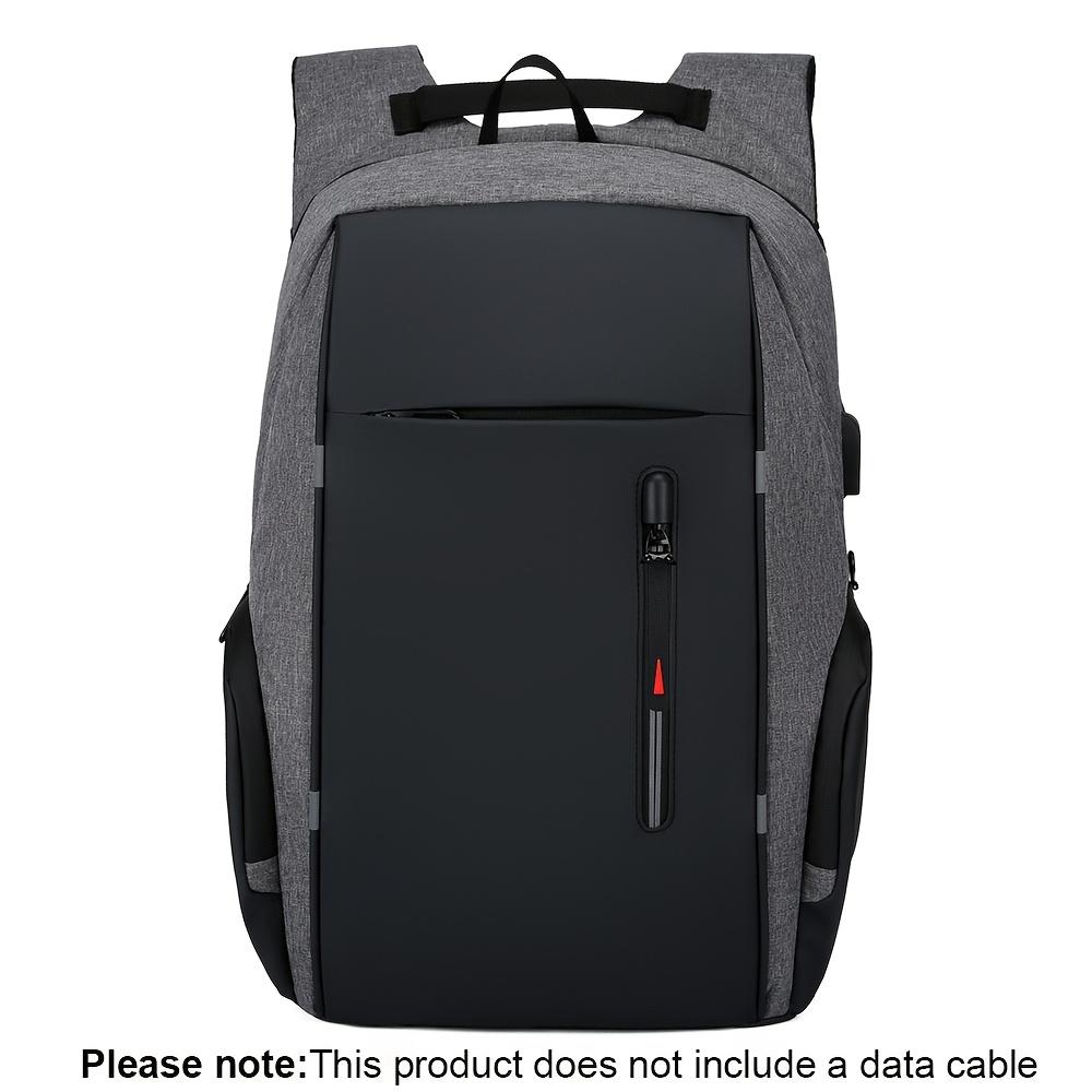Men's Anti Theft 15 Inches Laptop Backpack, Large Capacity Business Bag, Travel Shoulder Bag, Multifunctional with USB Backpacks