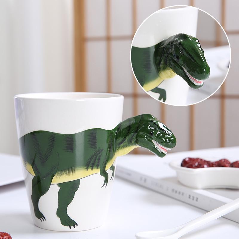 3D Zebra Handle Ceramic Coffee Cup - Unique Animal Gift Cup
