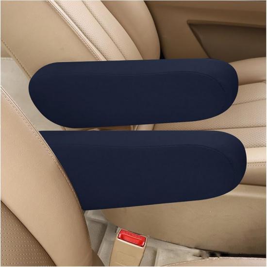 Kewucn 2 PCS Car Front Seat Armrest Covers, Elastic Fabric Auto Seat Armrest Protectors, Universal Seat Arm Rest Cover Replacement, Vehicle Interior