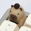 Farbverlauf Harz Tastenkappen mit Capybara Kunst Kompakte Größe Leichte Bauweise Für Mechanische Schalter