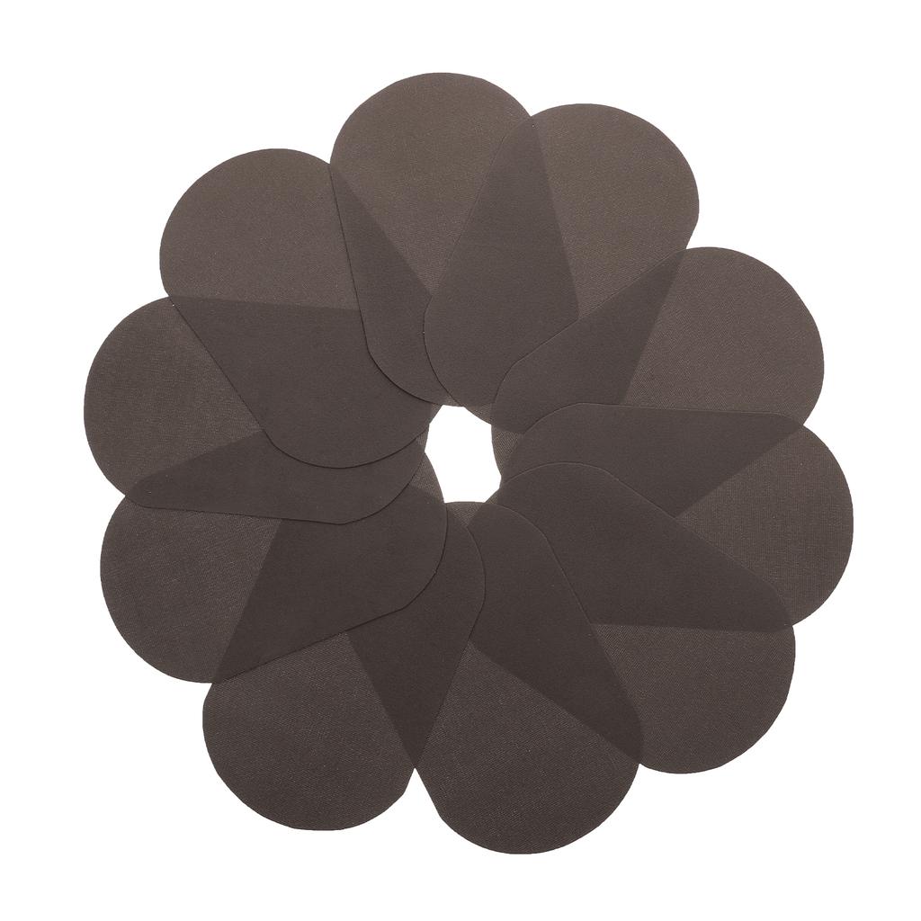 10Pcs Elliptical Iron on Patch Clothes Elbow Knee Repair Applique for Denim Jeans Pants Hole Repair Sewing Accessory