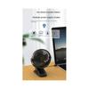 1200Mah Summer Clip-on Fan Portable Automatic Oscillating Head Rechargeable High Wind Power for Student Black