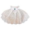 Victorian Style Collared Shirt With Linen And Spandex For Party Stage Costume