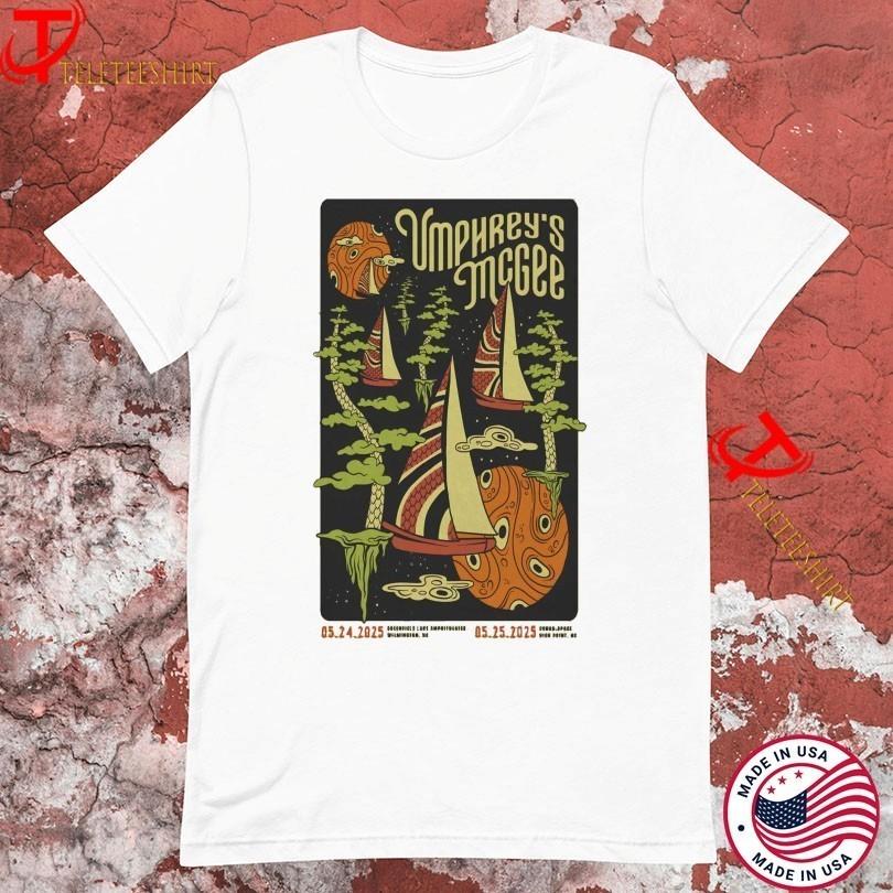 Umphrey's McGee North Carolina May 24-25 2025 Tour T-Shirt