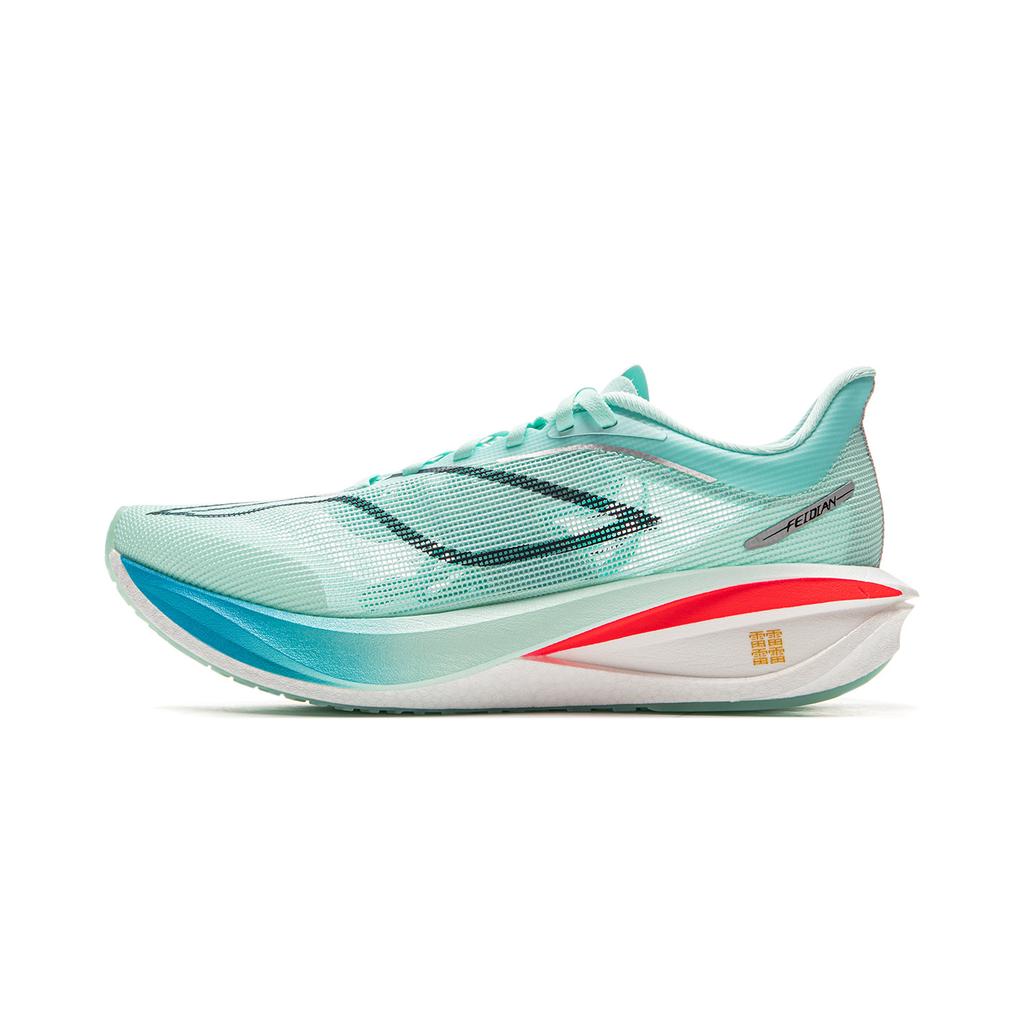 Li Ning Feidian 5 Challenger Κάλτσα Άνω Μέρος Τεχνολογίας Ultra Επαγγελματικά Παπούτσια Προπόνησης Ταχύτητας Απορρόφησης Κραδασμών Ανδρικό αθλητικό παπούτσι Island-Blue ARMV001-20