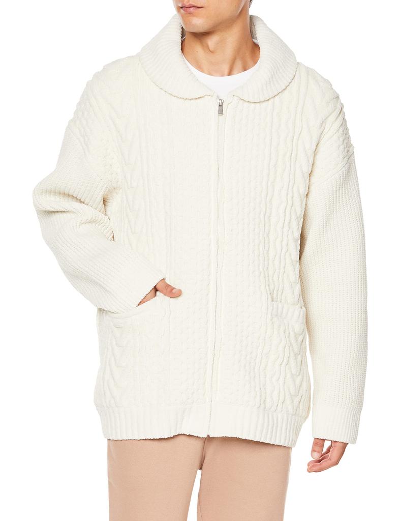 Gelato Pique HOMME Souffle Aran Knit Cowichan PHNT224945 IVR M Men's