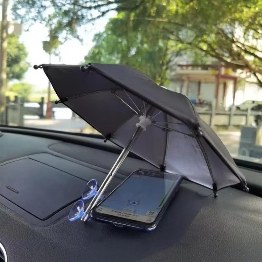 Sun Anti-Glare Phone Umbrella Car Visor Sunshade Sucker Holder Portable Mobile Phone Parasol