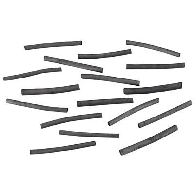 Fusains - Non spécifié - 6 cm - Diamètre 4 à 6 mm - Boîte de 100 - Noir
