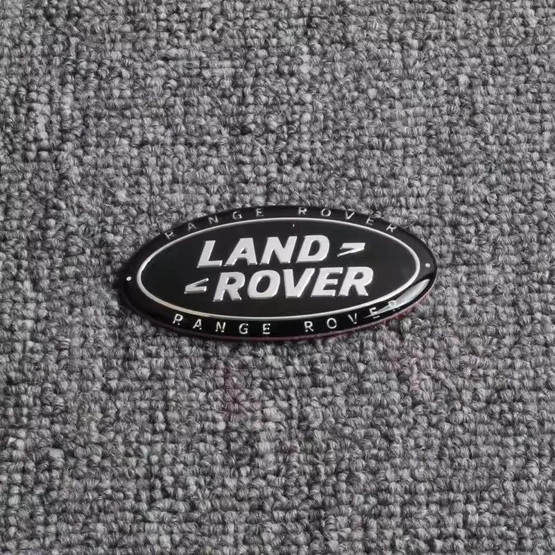 3D Aluminium Logo Land Rover Emblem Car Front Sticker Rear Trunk Badge For Land Rover Range Rover Freelander Discovery Defender SA4