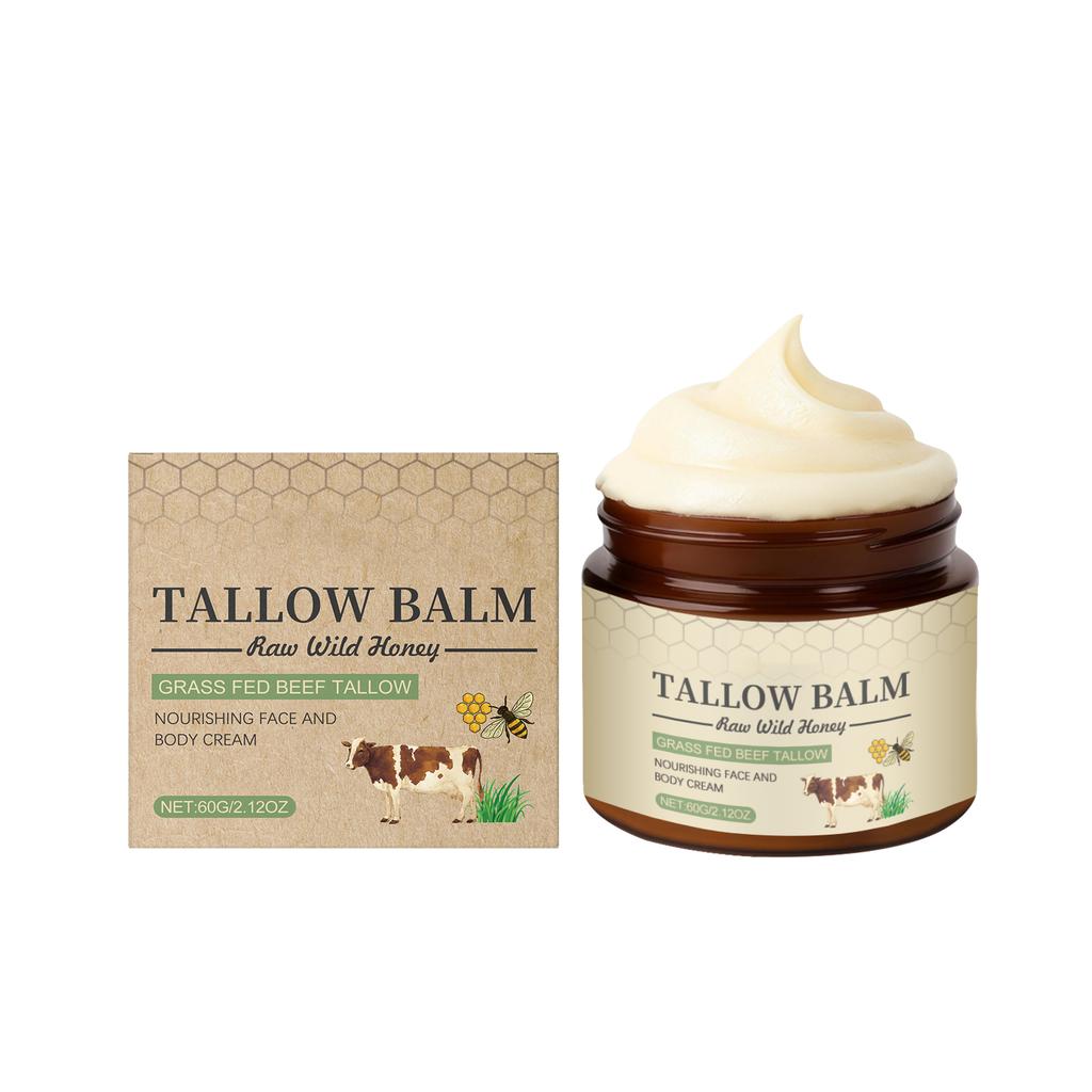 Beef Tallow Honey Moisturizing Cream Hydrates, Moisturizes And Nourishes The Body And Skin. It Is A Skin Care Cream With Gentle Ingredients
