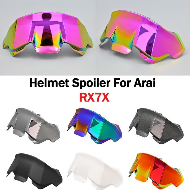 RX7X Spoiler Helmet Spoiler For Arai RX-7X VZ-Ram RX7V RX7 Motorcycle Rear Trim Multiple-colors Helmet Accessories