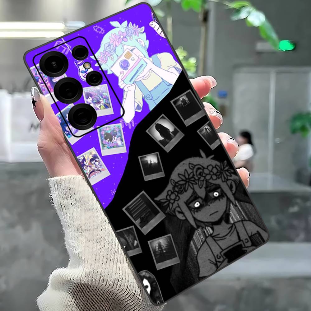 O-Omori Game Phone Case For Samsung S 24 Fe 25 Ultra Plus 20 Lite 21 30 22 23 24 22 Ultra 5G Fundas