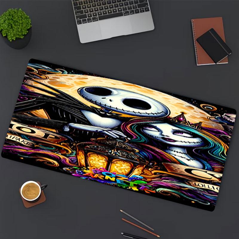 The Nightmare Before Christmas Print Mouse Pad, for Keyboard Pad Laptop PC Mat for Office Home Use, Desk Decor, Perfect Birthday Gift for Gamers