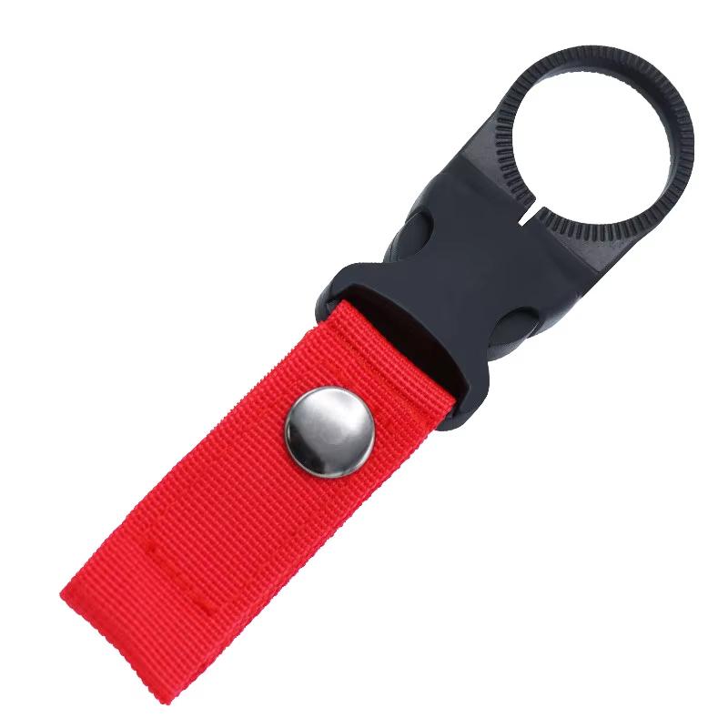 1/2/4PCS Webbing Buckle Hook Water Bottle Holder Clip Outdoor Military Nylon EDC Climb Carabiner Belt Backpack Hanger Camp Tools