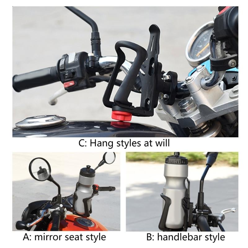 Bicycles Bottle Cage Brackets Adjustable Motorcycle Handlebar Drink Cup Holder