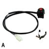 Universal Motorcycle Kill Switch Push Button Horn Starter Dirt Bike ATV UTV Red~