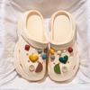 Women's Chunky Height-Boosting Odor-Resistant EVA Beach Sandals - Trendy Summer Baotou Slippers