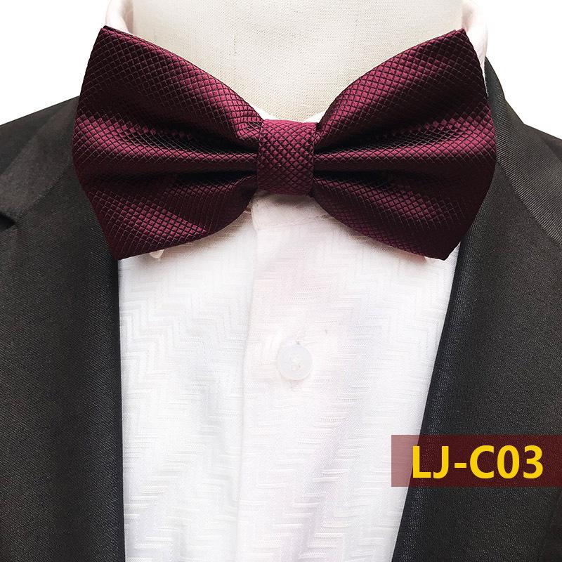 Quelle Polyestermaterial karierte schlichte Herrenfliege, Hochzeitsfliege