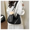 Soft Faux Leather Crossbody Bag for Women Vintage Style Tote Bucket Handbag Large Capacity