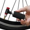 CO2 Fahrradreifenaufpumpe CO2 Pumpen Aufpumpkopf Schrader & Mini Fahrrad CO2 Injektor Aluminiumlegierung für Fahrrad Basketball