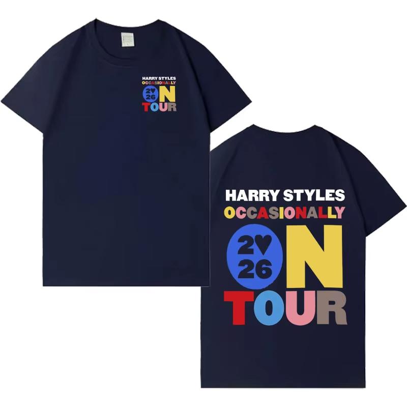 Hot Singer Harry Styles Love on Tour Tshrits Aesthetic Hip Hop Cotton T Shirt Unisexs Women Fashion Casual Short Sleeve Tee Shirt