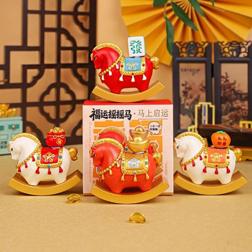 Rășină Cal Miniatură Stil Chinezesc Zodia Cal Ornamente Ornament de Birou Decor Birou