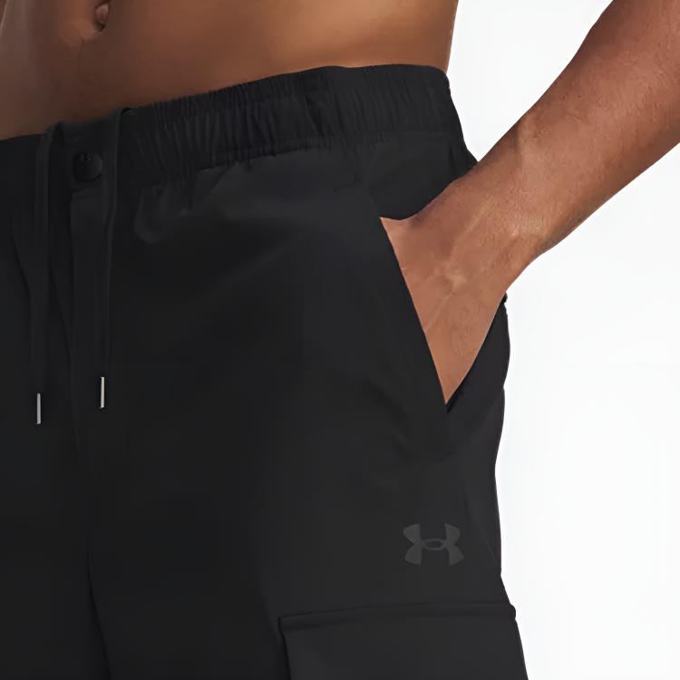 Under Armour Unstoppable Textured Woven Comfortable Versatile Simple Fashion Textured Woven Solid Color Cargo Pants Men pants 6003862-001
